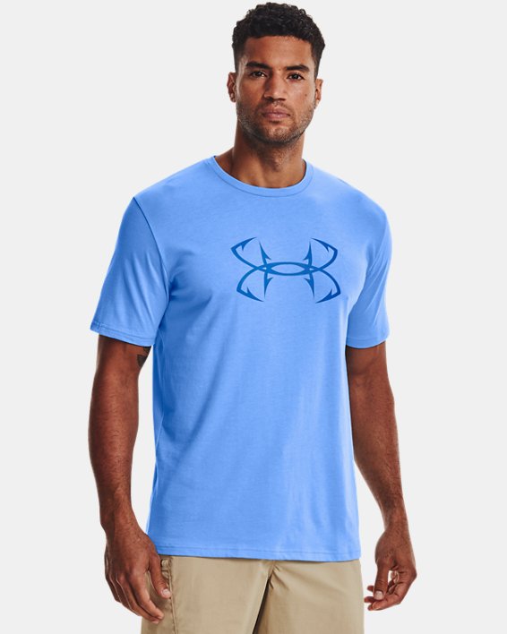 Men's UA Fish Hook Logo T-Shirt, Blue, pdpMainDesktop image number 0